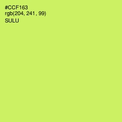 #CCF163 - Sulu Color Image