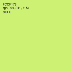 #CCF173 - Sulu Color Image