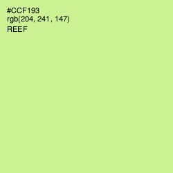 #CCF193 - Reef Color Image