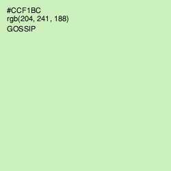 #CCF1BC - Gossip Color Image