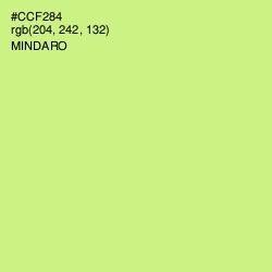 #CCF284 - Mindaro Color Image
