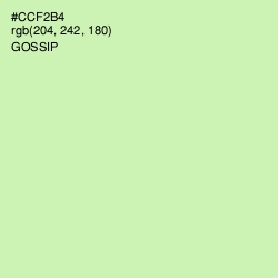 #CCF2B4 - Gossip Color Image