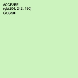 #CCF2BE - Gossip Color Image