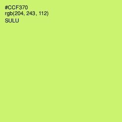 #CCF370 - Sulu Color Image