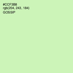 #CCF3B8 - Gossip Color Image