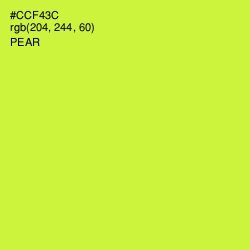#CCF43C - Pear Color Image