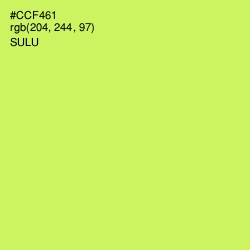 #CCF461 - Sulu Color Image