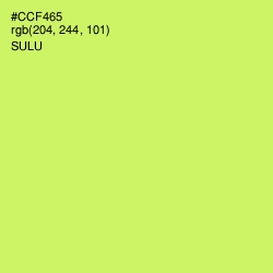 #CCF465 - Sulu Color Image