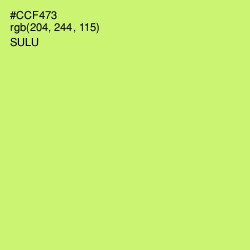 #CCF473 - Sulu Color Image