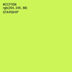 #CCF558 - Starship Color Image