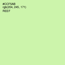 #CCF5AB - Reef Color Image