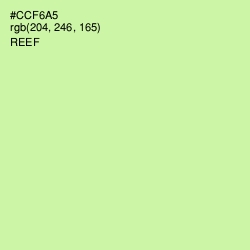 #CCF6A5 - Reef Color Image