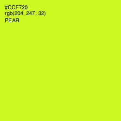 #CCF720 - Pear Color Image