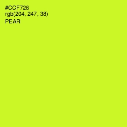 #CCF726 - Pear Color Image