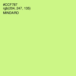 #CCF787 - Mindaro Color Image