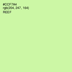 #CCF7A4 - Reef Color Image