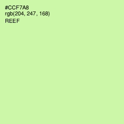 #CCF7A8 - Reef Color Image