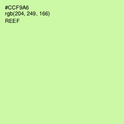 #CCF9A6 - Reef Color Image