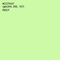 #CCFAA7 - Reef Color Image