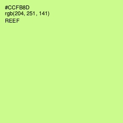 #CCFB8D - Reef Color Image