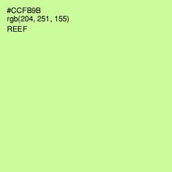 #CCFB9B - Reef Color Image