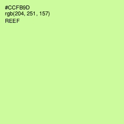 #CCFB9D - Reef Color Image