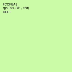 #CCFBA8 - Reef Color Image