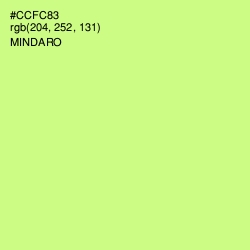 #CCFC83 - Mindaro Color Image