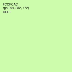 #CCFCAC - Reef Color Image