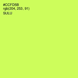 #CCFD5B - Sulu Color Image