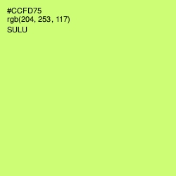 #CCFD75 - Sulu Color Image