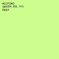 #CCFD8D - Reef Color Image