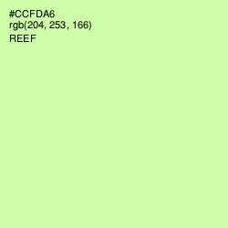 #CCFDA6 - Reef Color Image