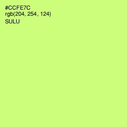 #CCFE7C - Sulu Color Image