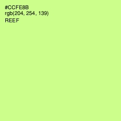 #CCFE8B - Reef Color Image