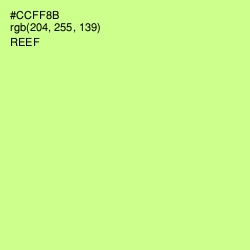 #CCFF8B - Reef Color Image