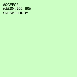 #CCFFC3 - Tea Green Color Image