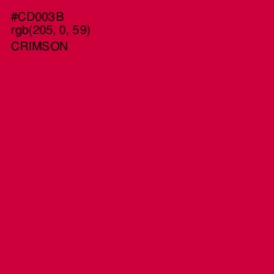 #CD003B - Crimson Color Image