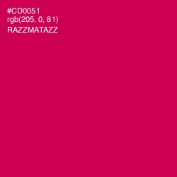 #CD0051 - Razzmatazz Color Image