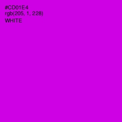 #CD01E4 - Purple Pizzazz Color Image