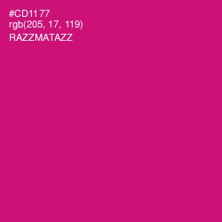 #CD1177 - Razzmatazz Color Image