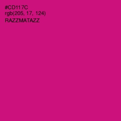 #CD117C - Razzmatazz Color Image