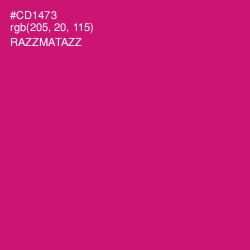 #CD1473 - Razzmatazz Color Image