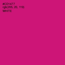 #CD1477 - Razzmatazz Color Image