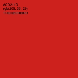#CD211D - Thunderbird Color Image