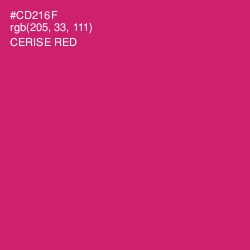 #CD216F - Cerise Red Color Image