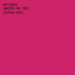 #CD2366 - Cerise Red Color Image