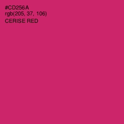 #CD256A - Cerise Red Color Image