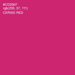 #CD256F - Cerise Red Color Image