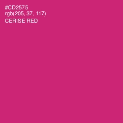 #CD2575 - Cerise Red Color Image